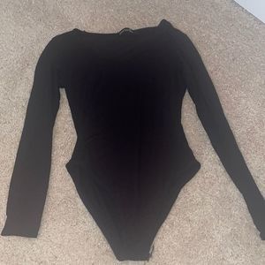 boohoo black bodysuit